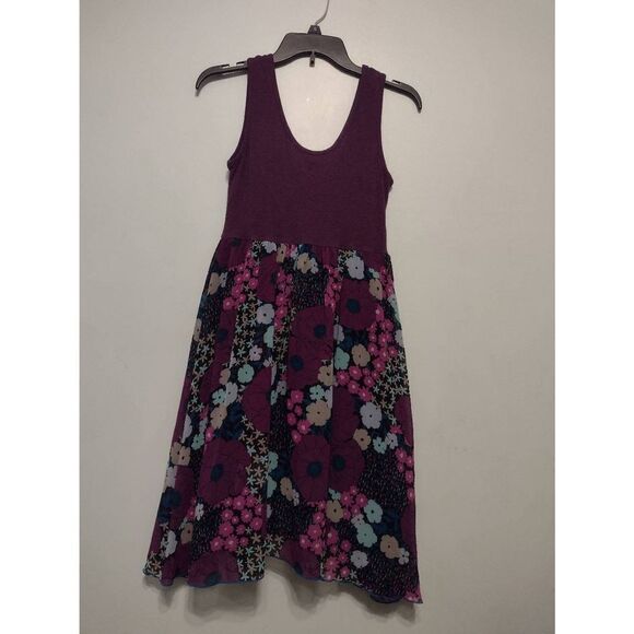 Matilda Jane Sugar Plum Purple Floral Tank Dress Size S - Picture 1 of 4